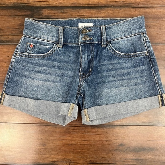 NWT - Hudson Ruby Cuffed Mid-Thigh Shorts - Size 26 - Picture 3 of 10